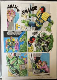 Robin Smith | 2000Ad Annual 1984 - Judge Dredd Beast in 24B Pg 7 By Robin Smith Issue 1984 Page 7 | BritComicsArt