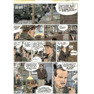 Blanc-Dumont Michel (Né En 1948) | Ensemble comprenant un bleu avec son film noir et deux mises en couleur. Jonathan Cartland, film noir et mise en... | HVMC