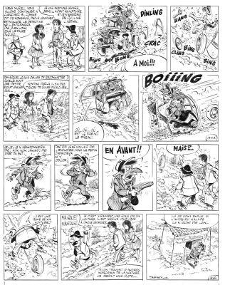 Tabary | Planche originale 37 de VALENTIN LE VAGABOND - Les Mauvais instincts | Galerie Napoléon