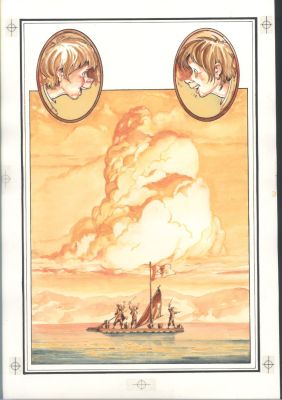 Mike Ploog | Title Page Color Art By Mike Ploog For His Tom Sawyer Adaptation Issue Adventures of Tom Sawyer Page Title Page | Koch Comic Art