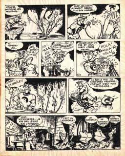 Uderzo Albert | Planche originale 14 de BELLOY du tome 4 L’homme qui avait peur de son ombre | Galerie Napoléon