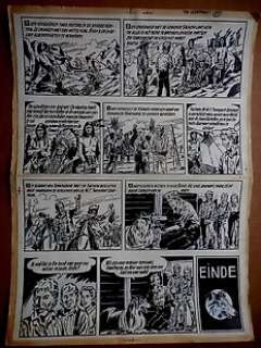 Verschuere, Karel / Vandersteen, Willy  - Originele Slotpagina - Bessy nr. 38 - De vuurproef p.30 - (1961) | Catawiki