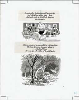 Will Eisner Original Art: Pg 18 from The Miracle of Dignity, in MINOR MIRACLES (1991) | Denis Kitchen Art Agency