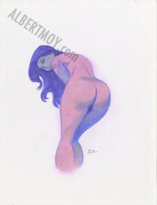 Bruce Timm | Nude Color Pencils Page 184 | Albert Moy