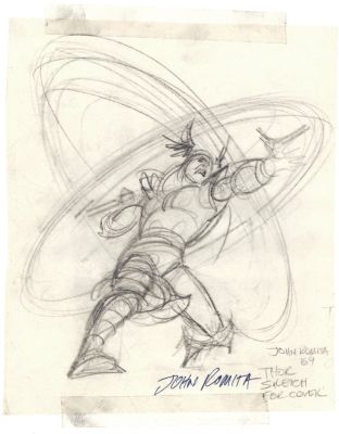 John Romita Sr. | Thor #170 Cover Design (Signed in 1969 And 1999 By John Romita!) | Romitaman