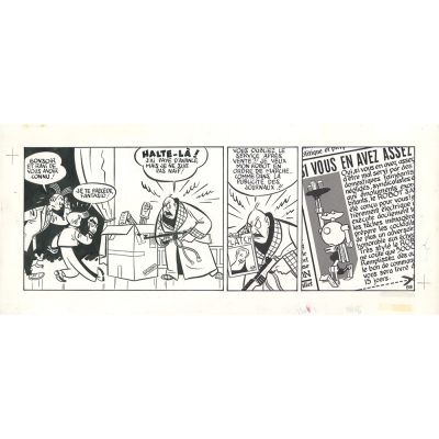 Yves Chaland | CHAL-004 – Spirou – pl 8B | Galerie Antoine Mathon