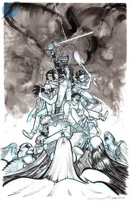 Riley Rossmo | Dark Regards Issue 2 Page Cover | Felix Comic Art