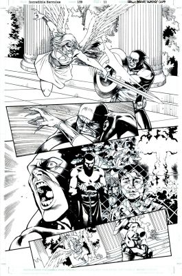 Reilly Brown | Incredible Hercules #139 P 11 (U.S. Agent Battles the Goddess Athena!) 2009 | Romitaman