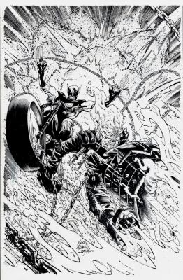 Ryan Stegman, J. P. Mayer | Ghost Rider / Wolverine: Weapons of Vengeance Alpha #1 Cover (Stegman Penciled Cover & Inker Jp Mayer Covers!) 2023 | Romitaman