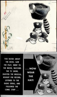 Wally Wood | Mad #49 P 37 Spot Illustration ’A Best Seller Hits the Commercial Trail’) 1959 | Romitaman