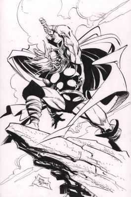 Mike Deodato Jr. | Thor Cover Quality Commission - Signed | Anthony’s Comic Book Art