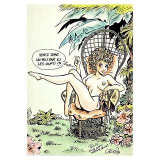 GILSON - Â« Pin-Up Â» - Dessin original. Encre de… | Collauctions