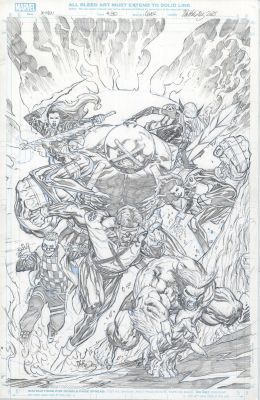 Netho Diaz | X-Men Issue 30 Page Cover | ComiConArt