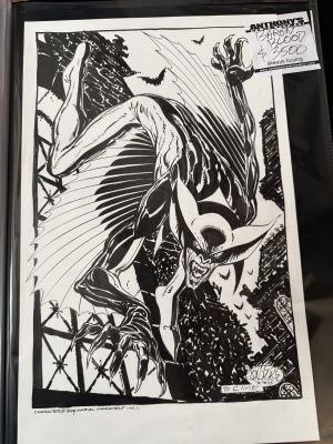 John Byrne - Baron Blood Splash Art Commission - Signed - 2009