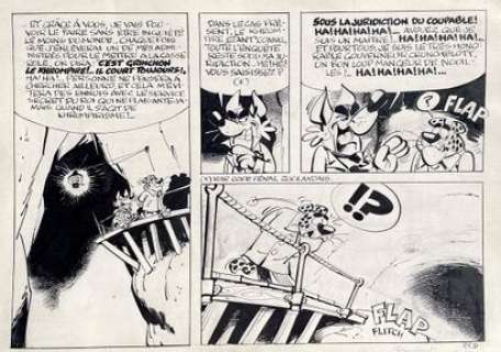 Macherot Raymond/Chaminou. Planche originale n°22B… | Dagoty