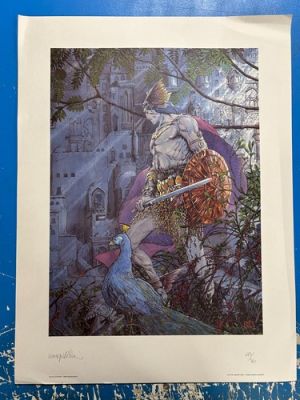 Barry Windsor Smith ’’The Last Atlantean’’ Print 1990 24x30in Signed 489/960 | eBay US (Buy It Now)
