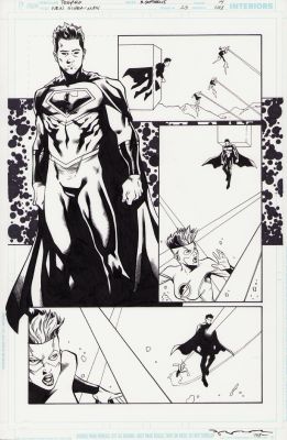 Brent Peeples | New Superman #23 Pg.14 - Interior Page - Signed 2018 | Anthony’s Comic Book Art