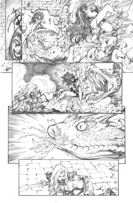 Diego Bernard | Lady Death: Diabolical Harvest Issue 22 Page 39 | ComiConArt