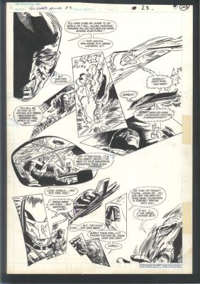 Trevor Von Eeden | Von Eeden Green Lantern Art - Old Man Lantern Expells Invaders Issue Green Lantern Corps Annual # 2 Page 8 | Koch Comic Art