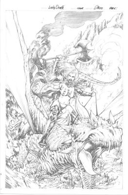 Diego Bernard | Lady Death: Immortal Deception Issue 22 Page Cover | ComiConArt