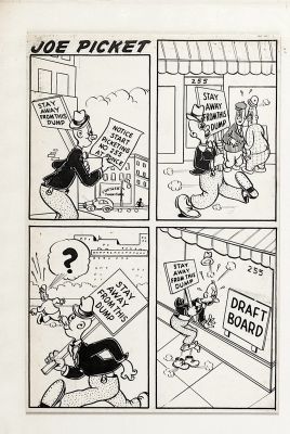 Beck, Joe / Otto Eppers - Yankee Comics #5 One Page Story - "Killer McGee" Chesler, 1943 | Cool Lines Art