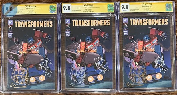 Daniel Warren Johnson | Transformers Issue 1 Page Cgc 9.8 | Felix Comic Art