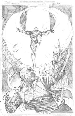 Netho Diaz | Marc Spector: Moon Knight Issue 04 Page Cover | ComiConArt