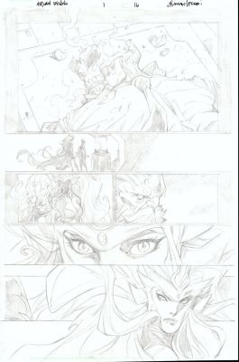 John Timms | Inhumans Attilan Rising #1 P 16 (Nice Action!) 2015 | Romitaman