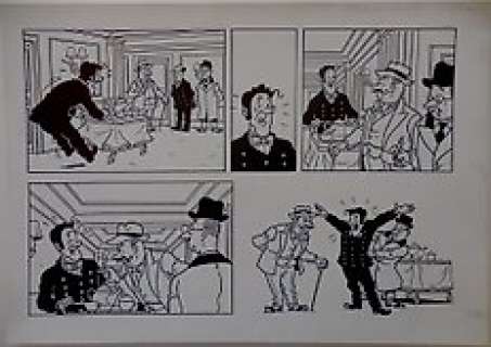 Morjaeu, Luc - Originele halve pagina (stroken 29 t/m 30 - plaat 8 A) - Suske en Wiske - Sterrenrood - (2014) | Catawiki