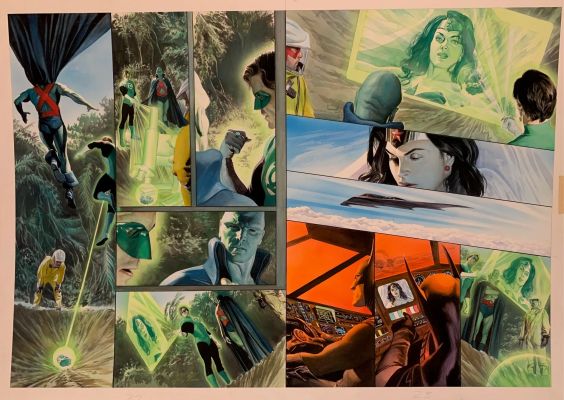 Alex Ross | Liberty and Justice Page M1 | Alex Ross