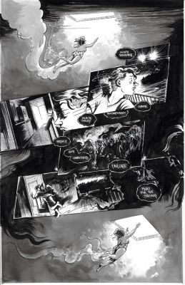 Nate Powell | Twilight Zone Issue 4 - Pg. 19 | Athenaeum Comic Art