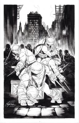 Siya Oum | Teenage Mutant Ninja Turtles TMNT 148 Cover Variant | TDArt