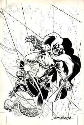 John Romita Sr. | Spider-Man Graphic Novel #7 Cover (Spider-Man Battles the Prowler!) 1980S | Romitaman