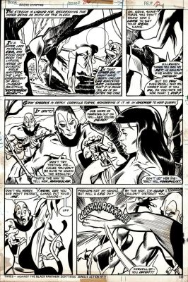 Dan Adkins Gene Colan | Amazing Adventures #26 P 10 (The Sexy Carmilla Frost, Grok, Foropulist, & Rangolar!) 1974 | Romitaman