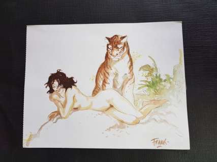 Pé, Frank - Dessin original en couleur - ZOO | Catawiki