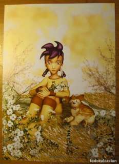 PETITE LOUVE - LAMINA FIRMADA POR ERIC MORENO Y MARC MORENO