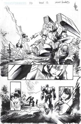 Jason Howard | Transformers (2023 Image) Issue 33 Page 13 | Splash Page