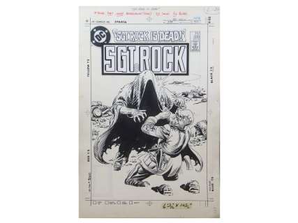1984 Sgt. Rock #399 Cover Art Joe Kubert | Weiss Auctions