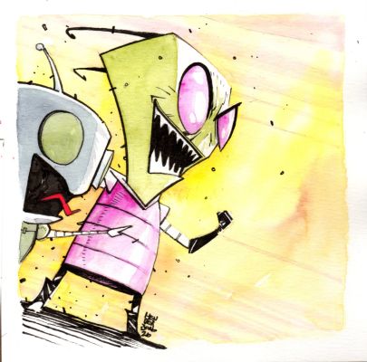 Mike Henderson | Invader Zim | Comic Art House