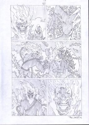 Paul Davidson – Ghost Rider – Spirits of Violence 4p12 | Berserker Art