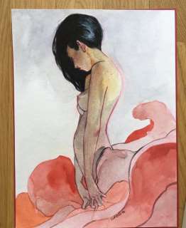 Corboz, Yannick - Dessin original doublement publié pour ex-libris - "Lucie" | Catawiki