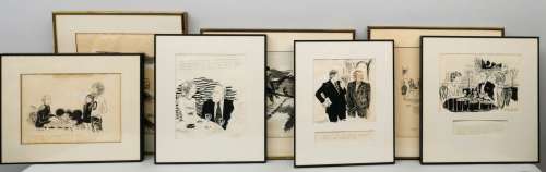 Group of Framed Original New Yorker Comics | misc / divers
