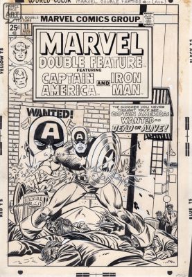 Gil Kane | Marvel Double Feature 11 Cover | Panel Page Art