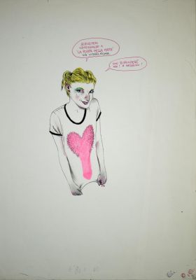 Lot 73 - Scozzari Filippo (n. 1946) - La posta della Matta | Capitolium Art