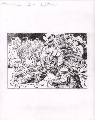 Reilly Brown | Masters of the Universe: the Powers of Grayskull - Snake Lair #1 P.4 - Lady Slither - Signed - 2026 | Anthony’s Comic Book Art