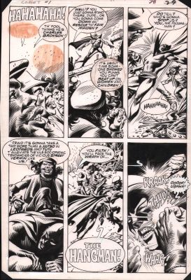Carmine Infantino, Rudy Nebres | The Comet #1 P.28 - Hero in Costume - 1983 | Anthony’s Comic Book Art