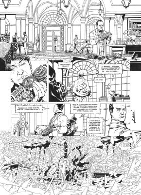 Laci | Planche originale 32 du tome 1 de Sherlock Holmes & Les Voyageurs du Temps | Galerie Napoléon