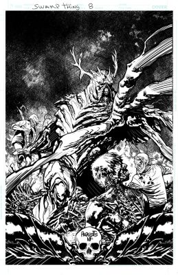 Yanick Paquette (Digital) | Swamp Thing #08 Cover Issue 08 Page Cover | Comic Art House