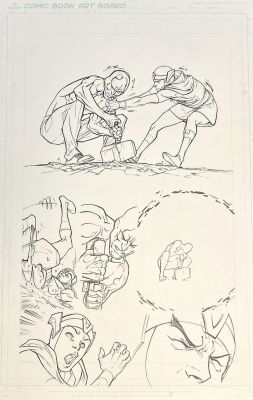 Pepe Larraz | The Mighty Thor #10 P.8 | The Green Room