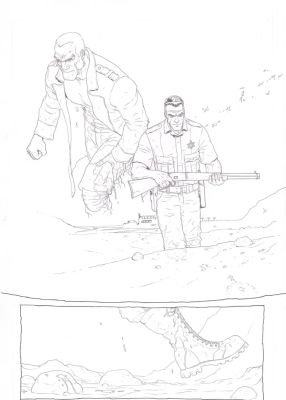 Jacen Burrows – 303 issue 5p10 – Garth Ennis | Berserker Art